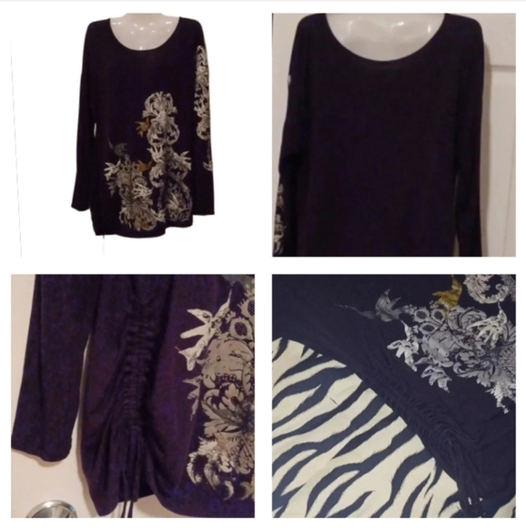 💙🌹Black top with long sleeves - Picture 1 of 11